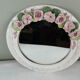 Miroir couronne de fleurs