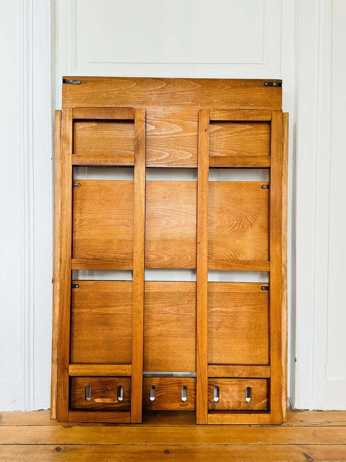 Vintage folding bookshelf, circa 1960