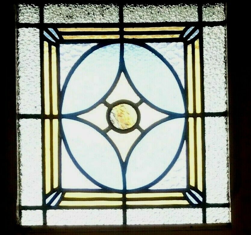 Separation door with an Art Deco window imposter 1900