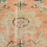 7x10 Pale Red & Cream Oversize Vintage Rug, 207x304Cm