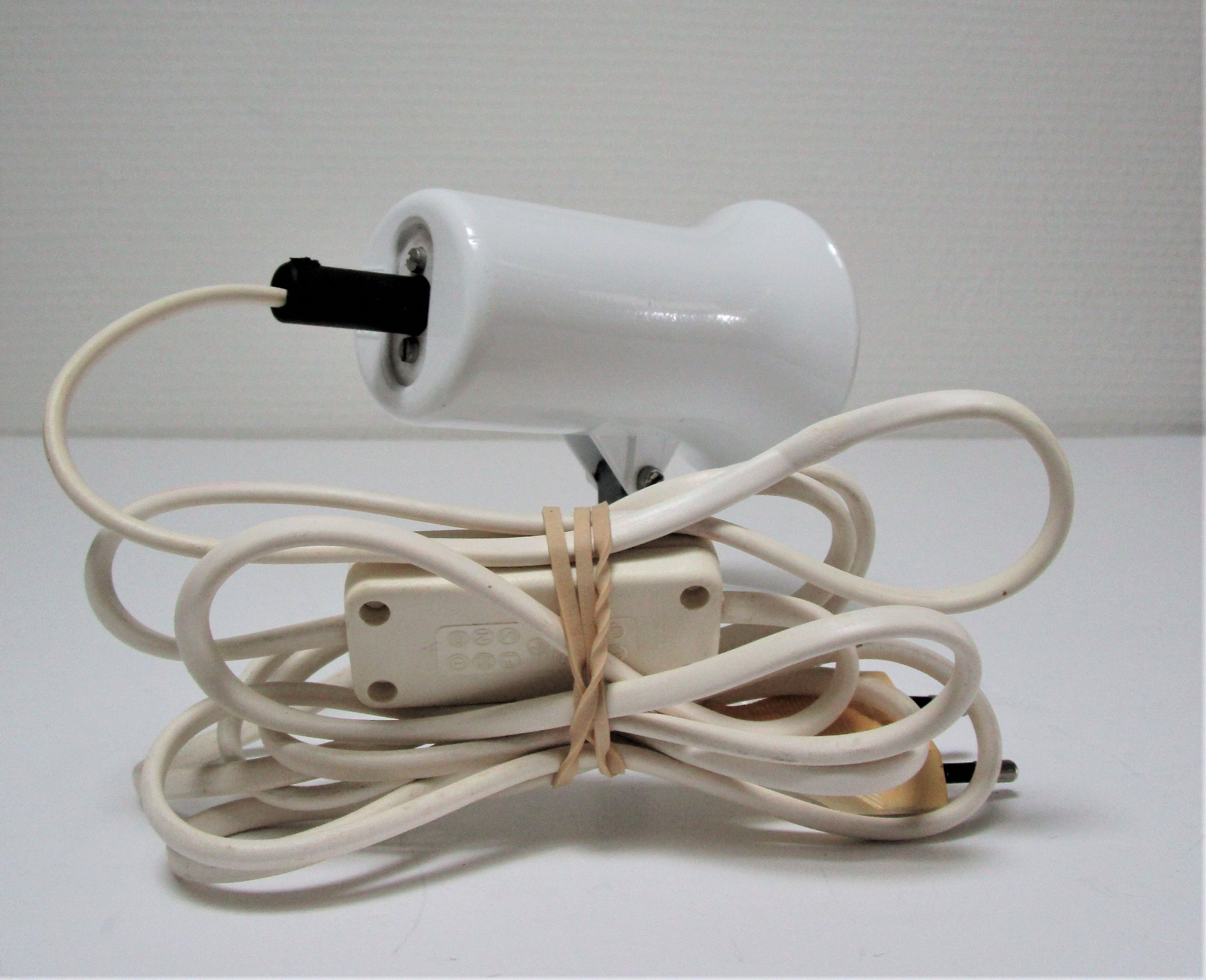 Adjustable wall lamp Lita metal lacquered white vintage design