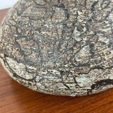 Vintage German brutalist studio mushroom vase by Gerhard Liebenthron, 1970s.