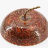 Boite pomme chinoise cloisonnée