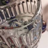 Art Deco cut crystal vase