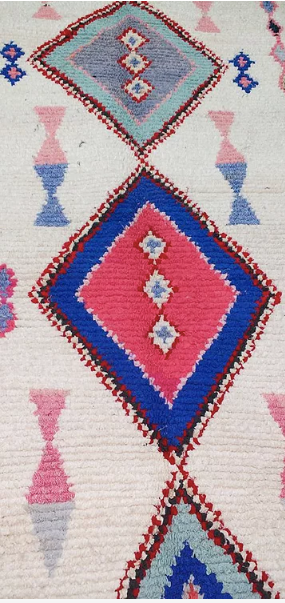 Tapis Boucherouite 210x140 cm