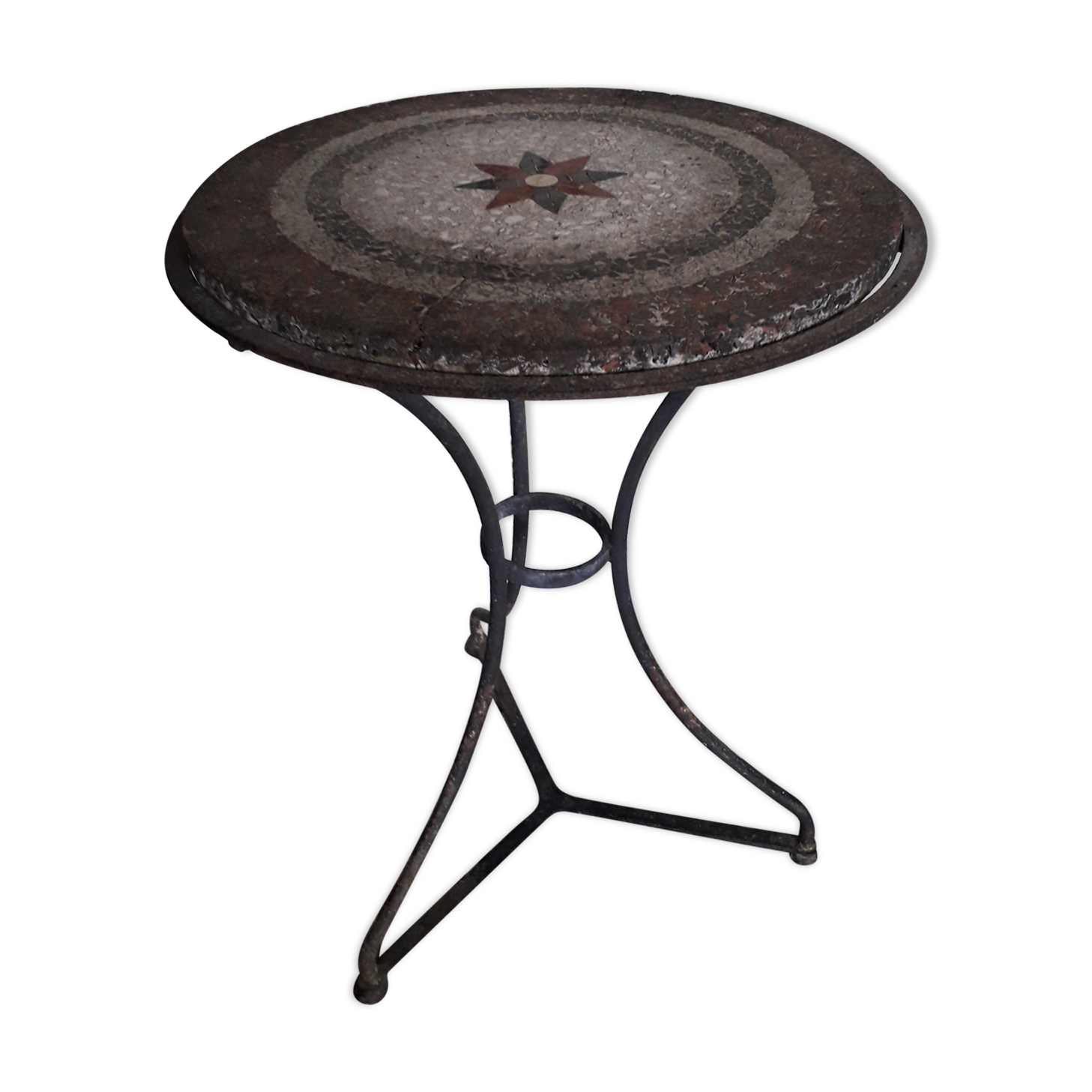 Vintage wrought iron table