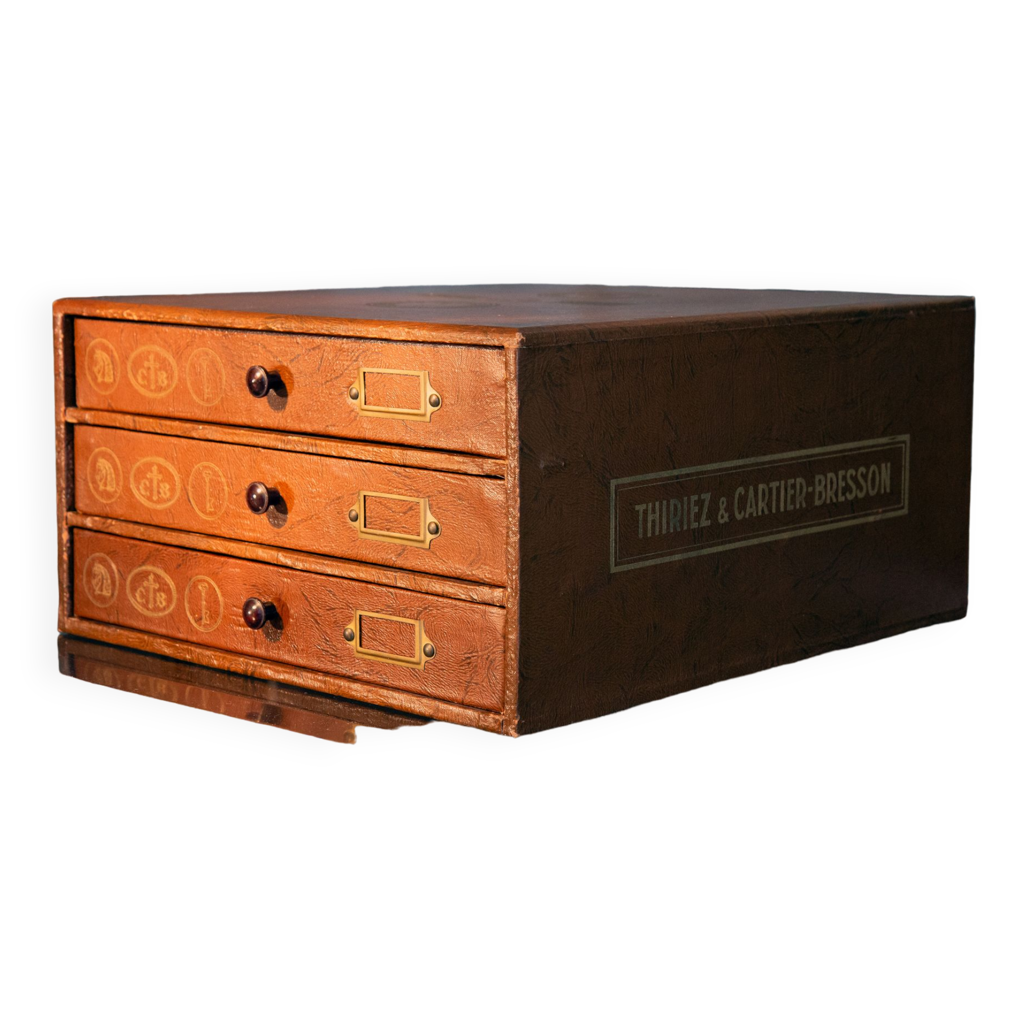 Thiriez Cartier Bresson haberdashery box, mid 20th