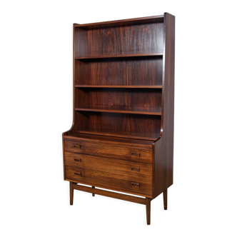 Mid-Century Rosewood Shelf with Pull-Out Top, 1960s