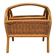 Panier / porte-revues rotin vintage
