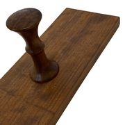 2 portemanteaux muraux danois vintage en teck