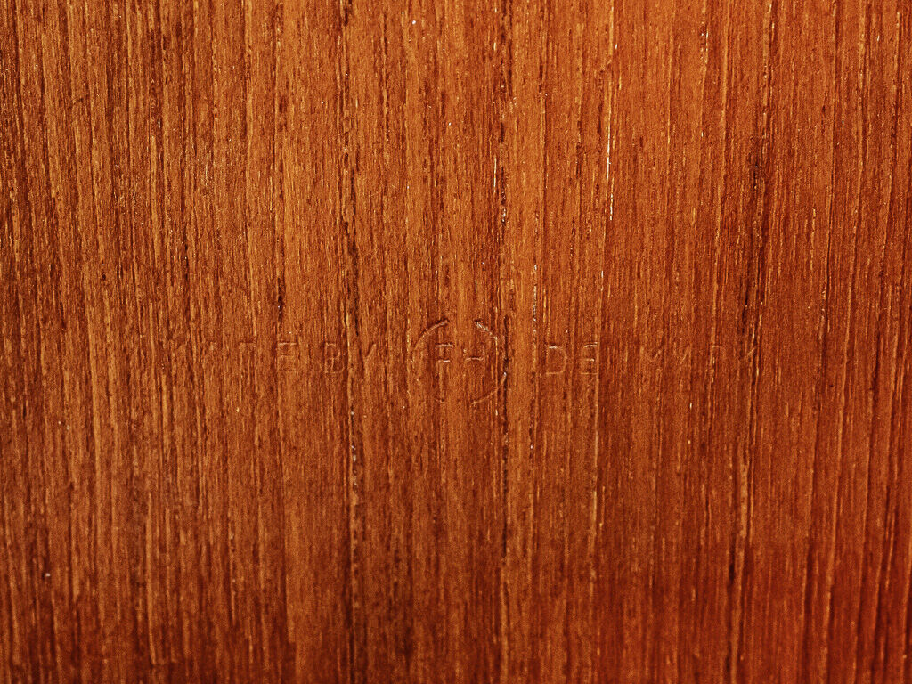 Chair series 7, No.3107 by Arne Jacobsen for Fritz Hansen, teak butterfly, Denmark, circa 1955