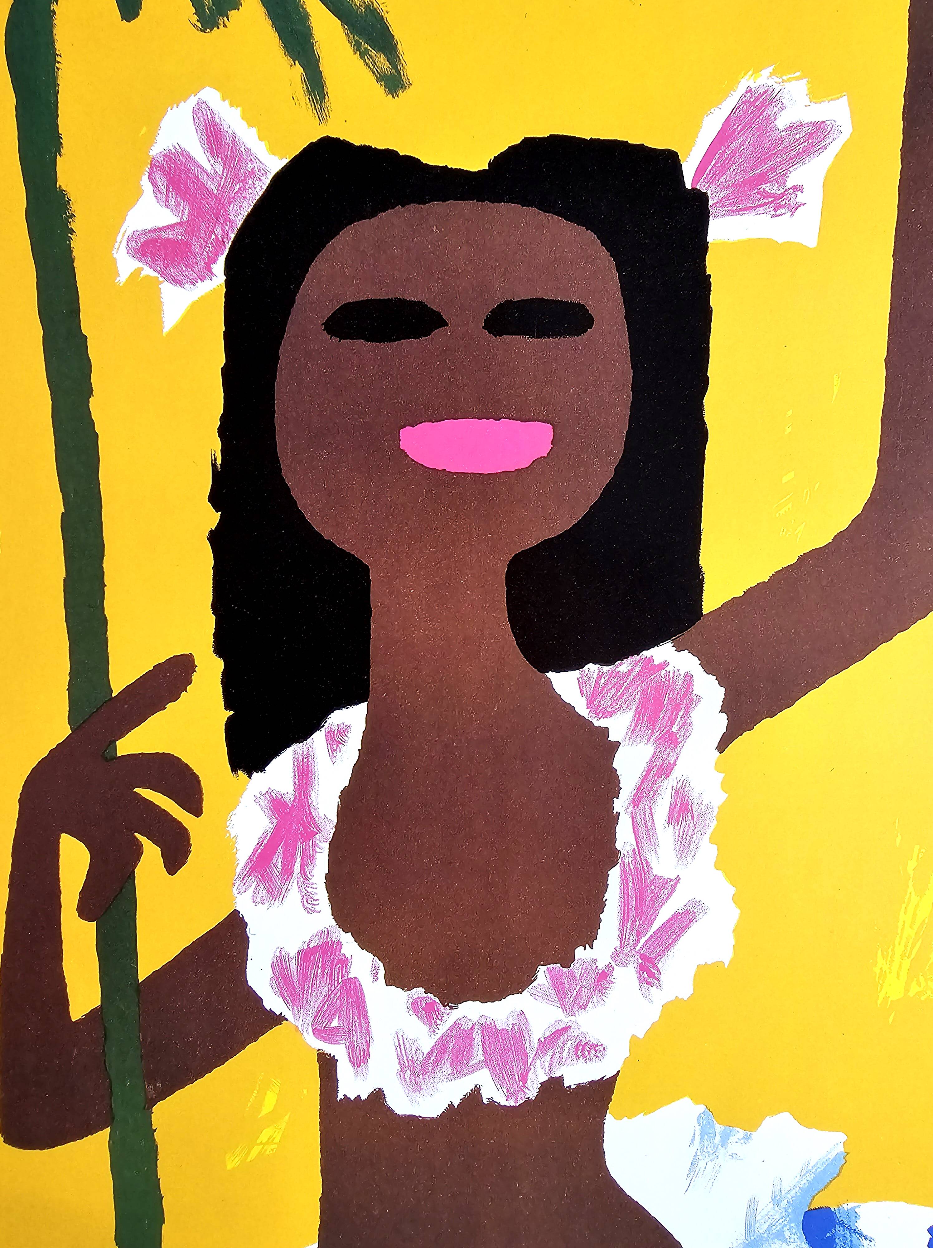 Hervé Morvan poster - Tai - South Pacific