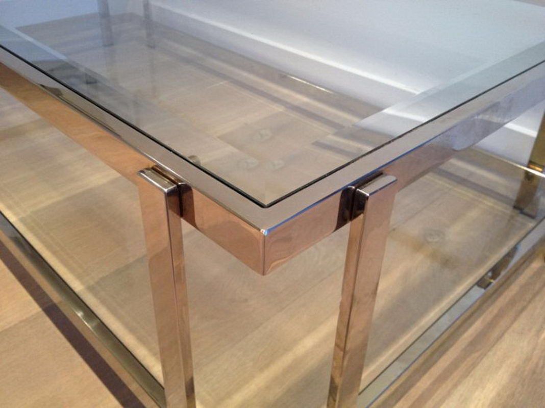 Designer chrome table