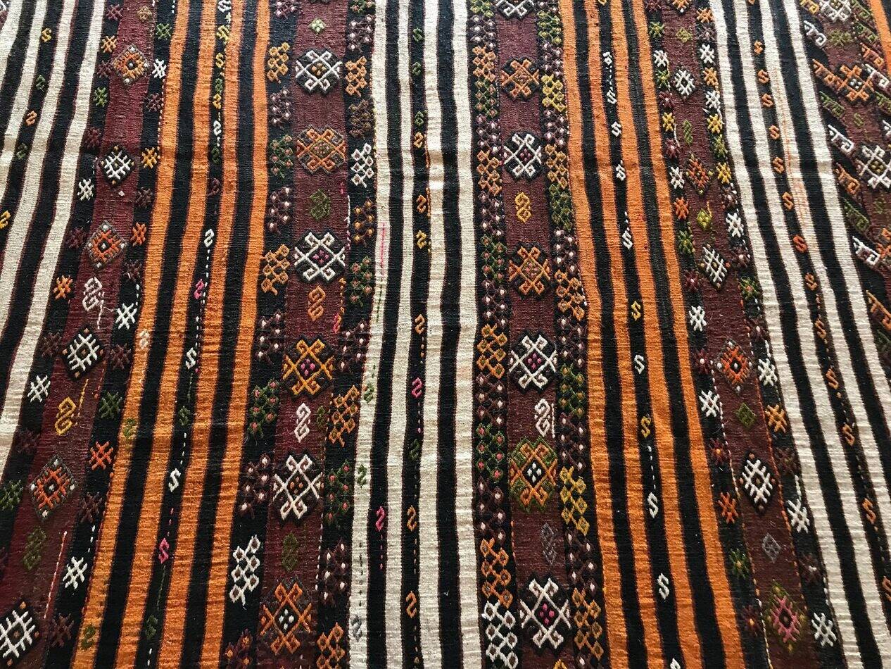 Handmade Oushak Kilim Rug