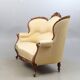 Sofa néo-rococo — Style 19e/20e siècle — Silhouette élégante de salon avec C