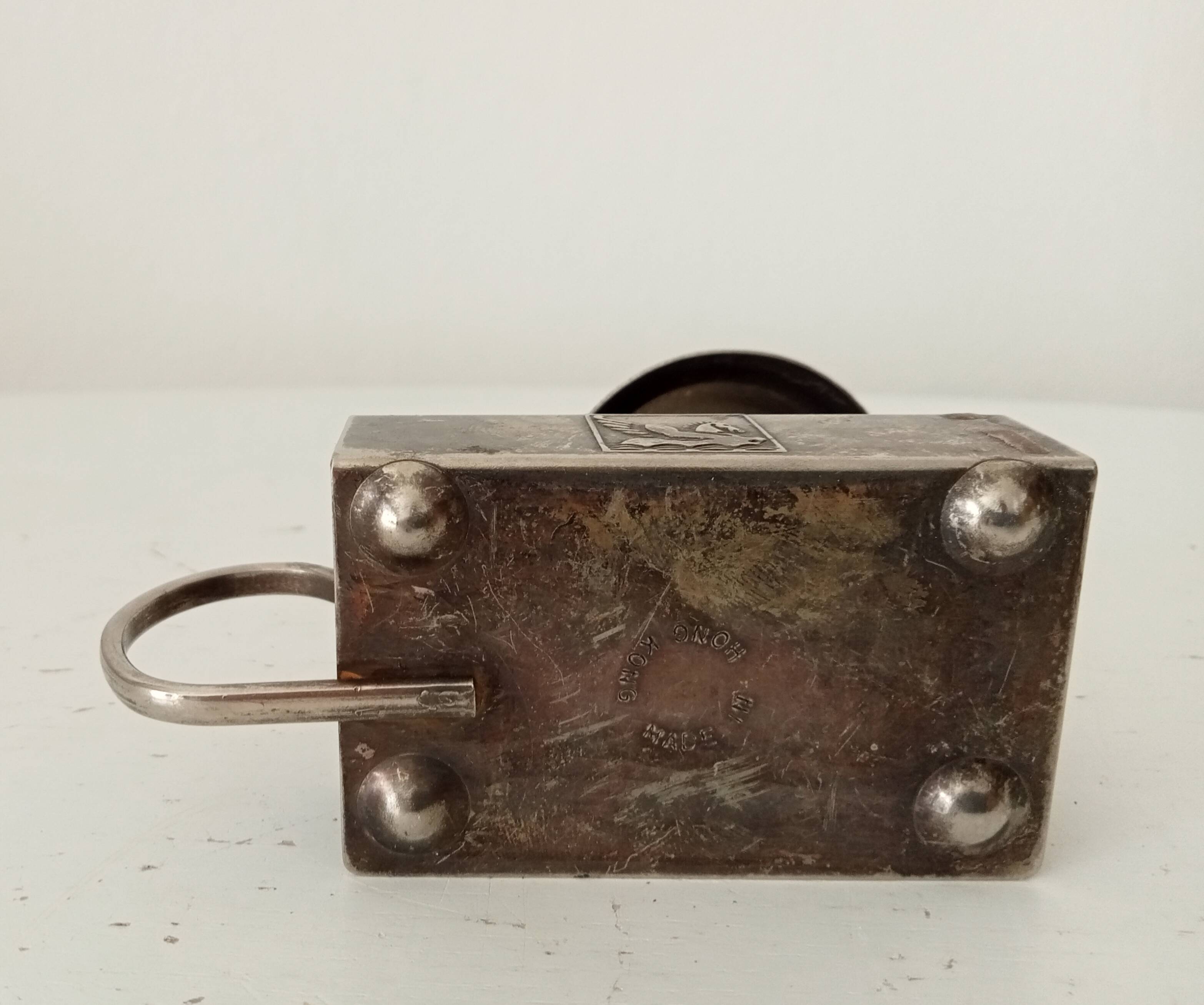Vintage match holder candlestick