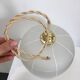 1950s frosted glass pendant light