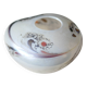 Vase vintage, petit vase verre irisé avec motifs, verre soufflé, collection, décoration intérieur