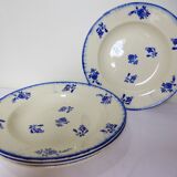 4 K&G Luneville Loire model soup plates