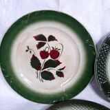 Antique plates from the Fenal Frères Pexonne factory.