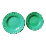 8 Assiettes à dessert faïencerie varages luberon