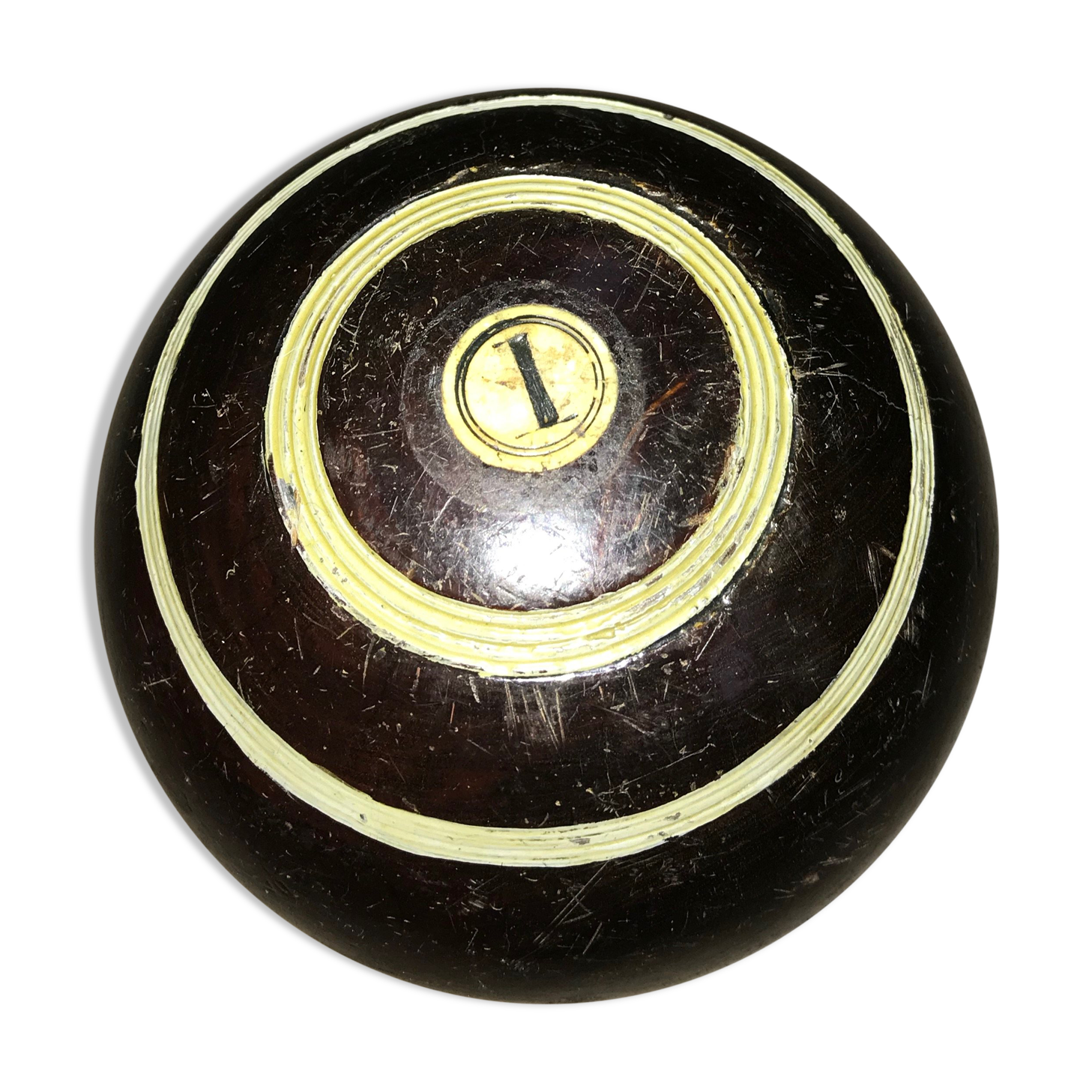 Ancienne boule bowling anglaise