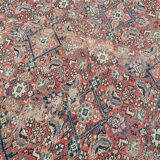 Tapis ancien persan kurde Malayer en longueur 200x490 cm