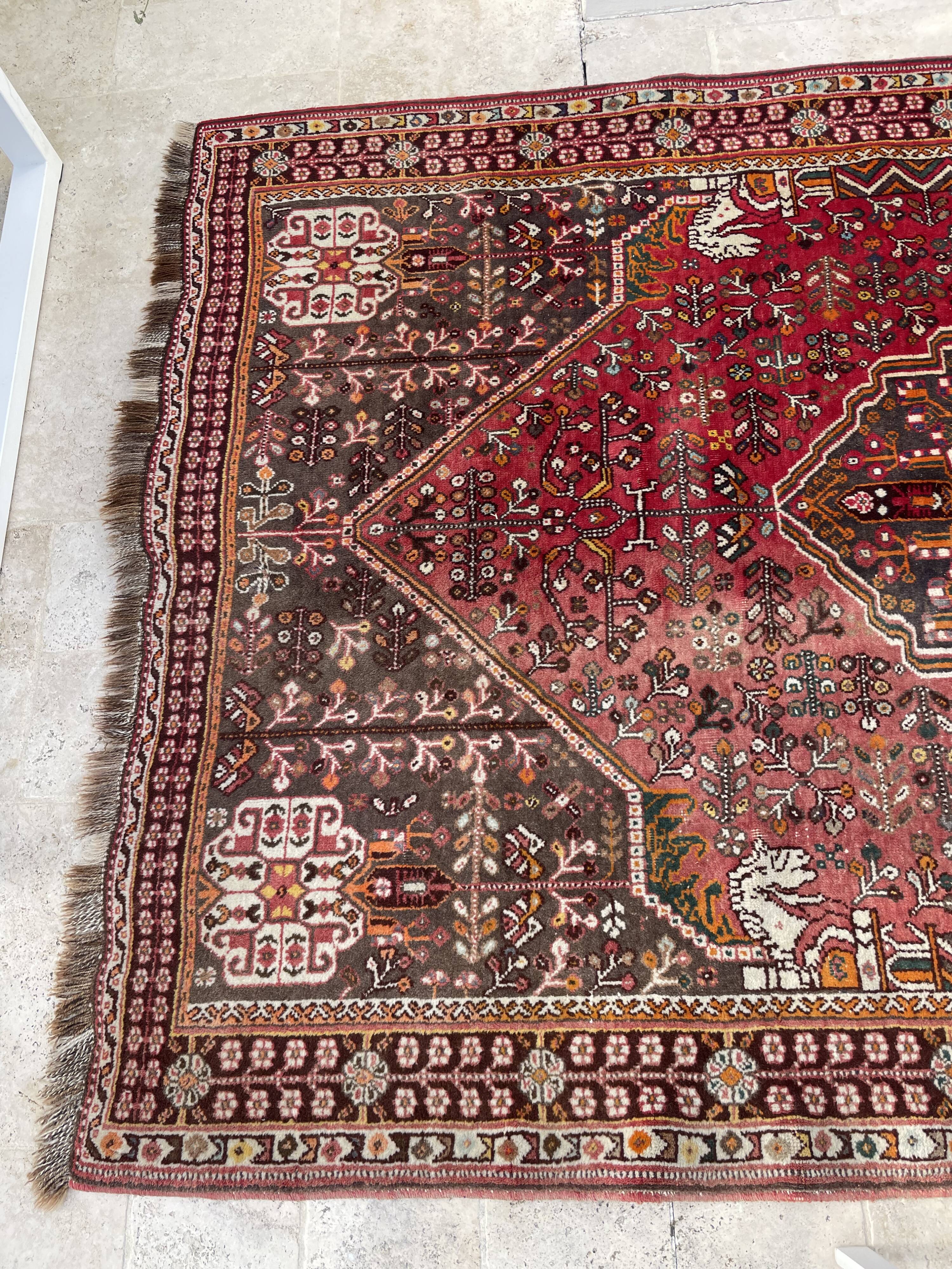 Handmade Iranian carpet 100% wool – 158 x 244 cm (image 1)