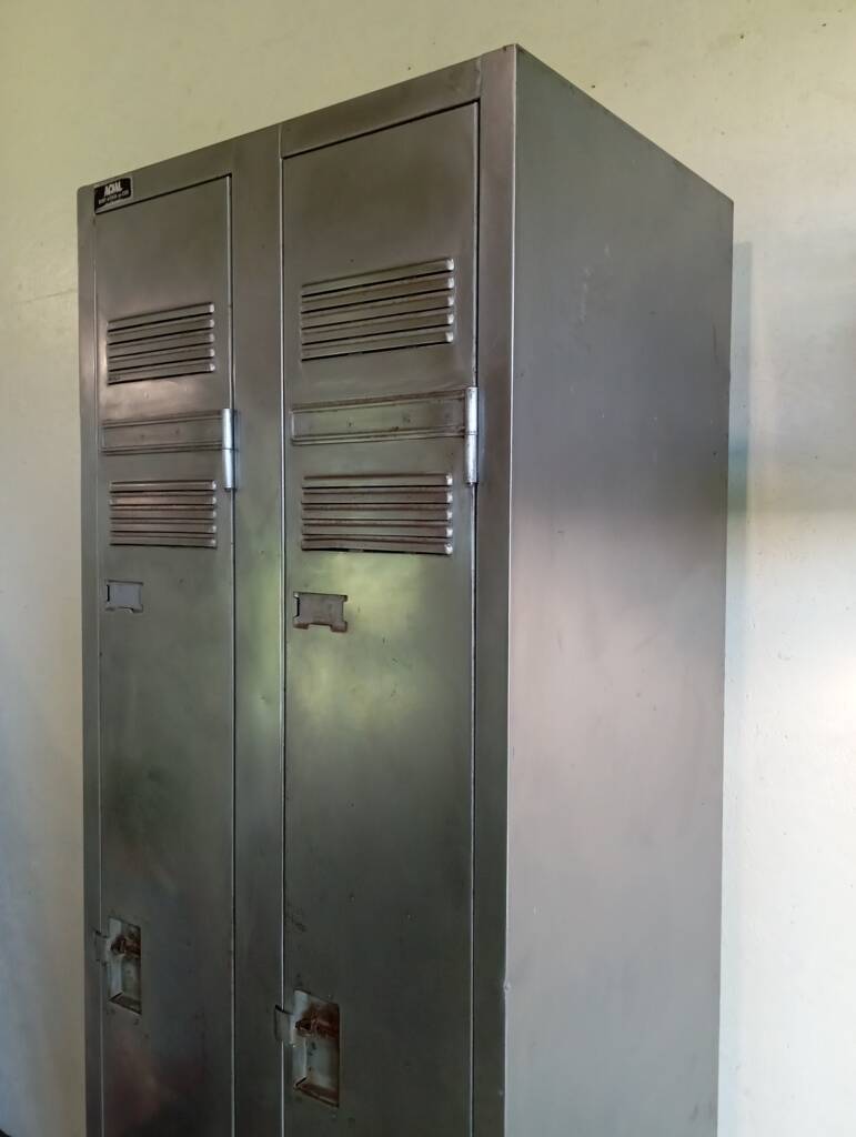 1950s stripped industrial wardrobe