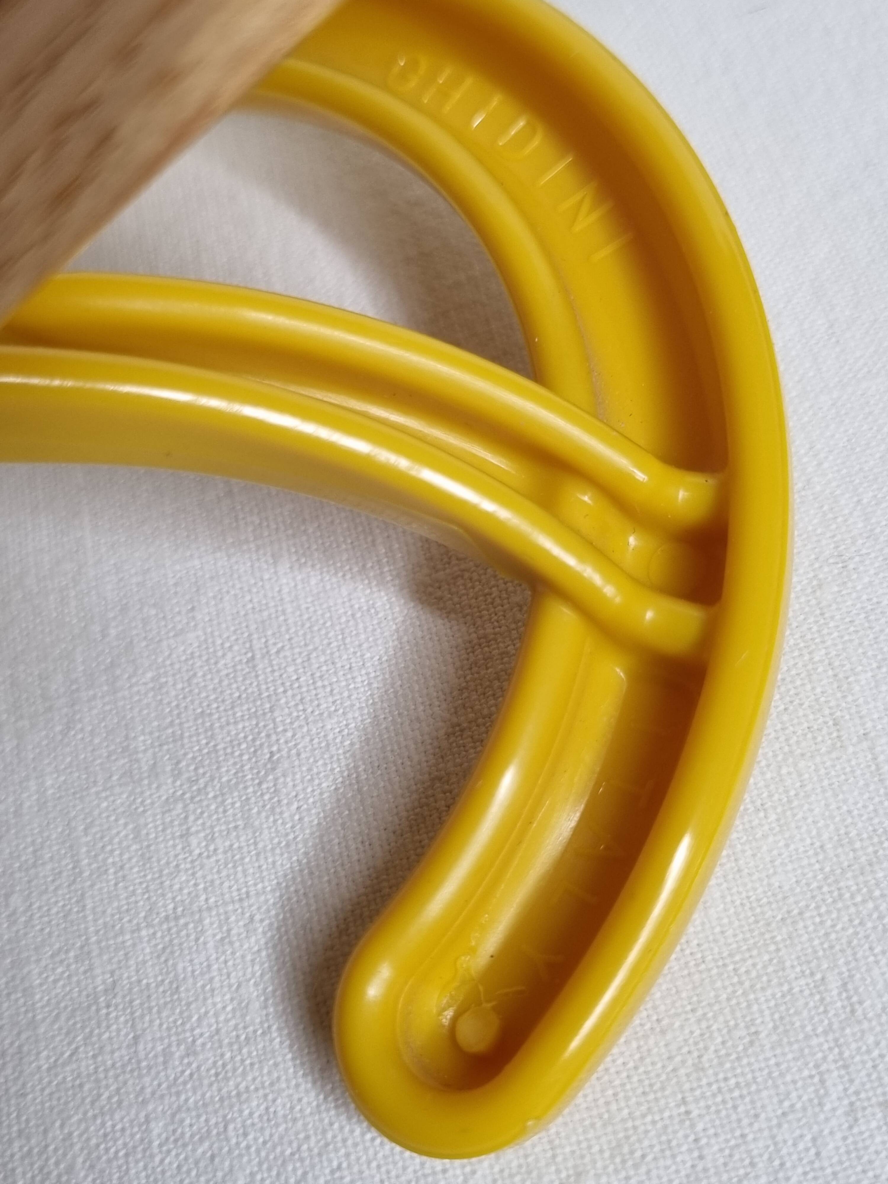 Pair of vintage "Ghidini Italy" coat hooks, two hooks, 20 cm