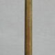 Art deco french wooden and metal gilt floor lamp