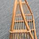 Rattan log holder: vintage