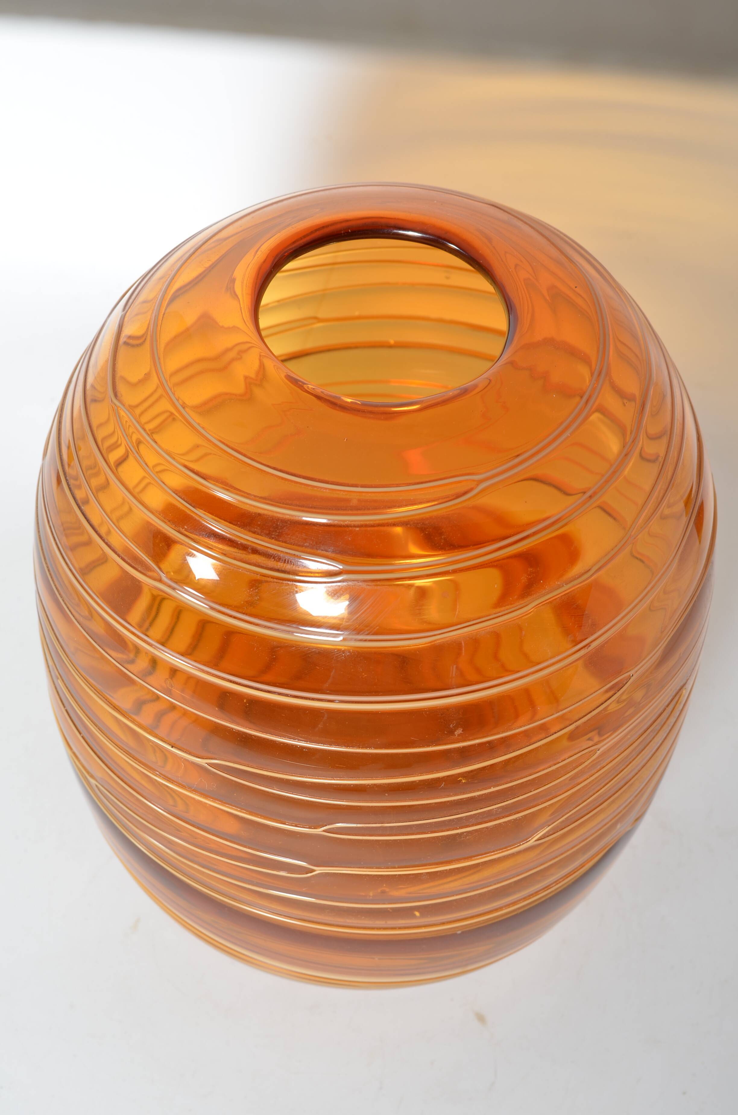 Amber Murano vase