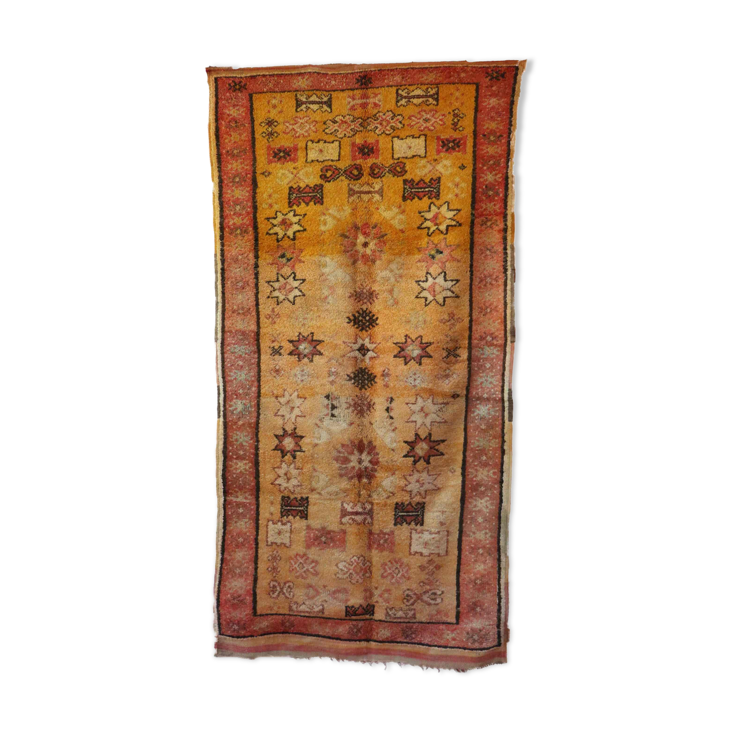 Old moroccan carpet - 147 x 299 cm