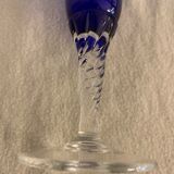 5 colorful champagne flutes in Murano 1970 glass