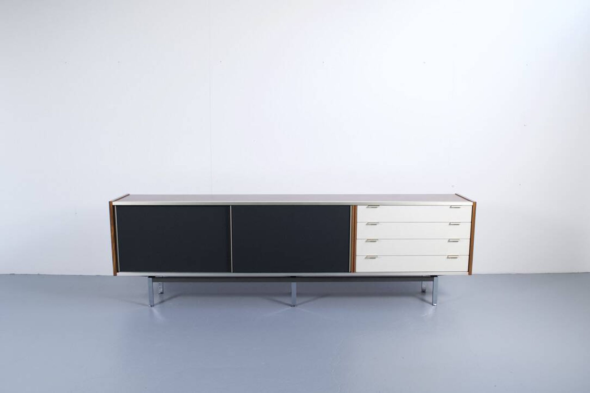 Enfilade en teck Georges Frydman édition EFA, 1963