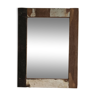 Teak mirror
