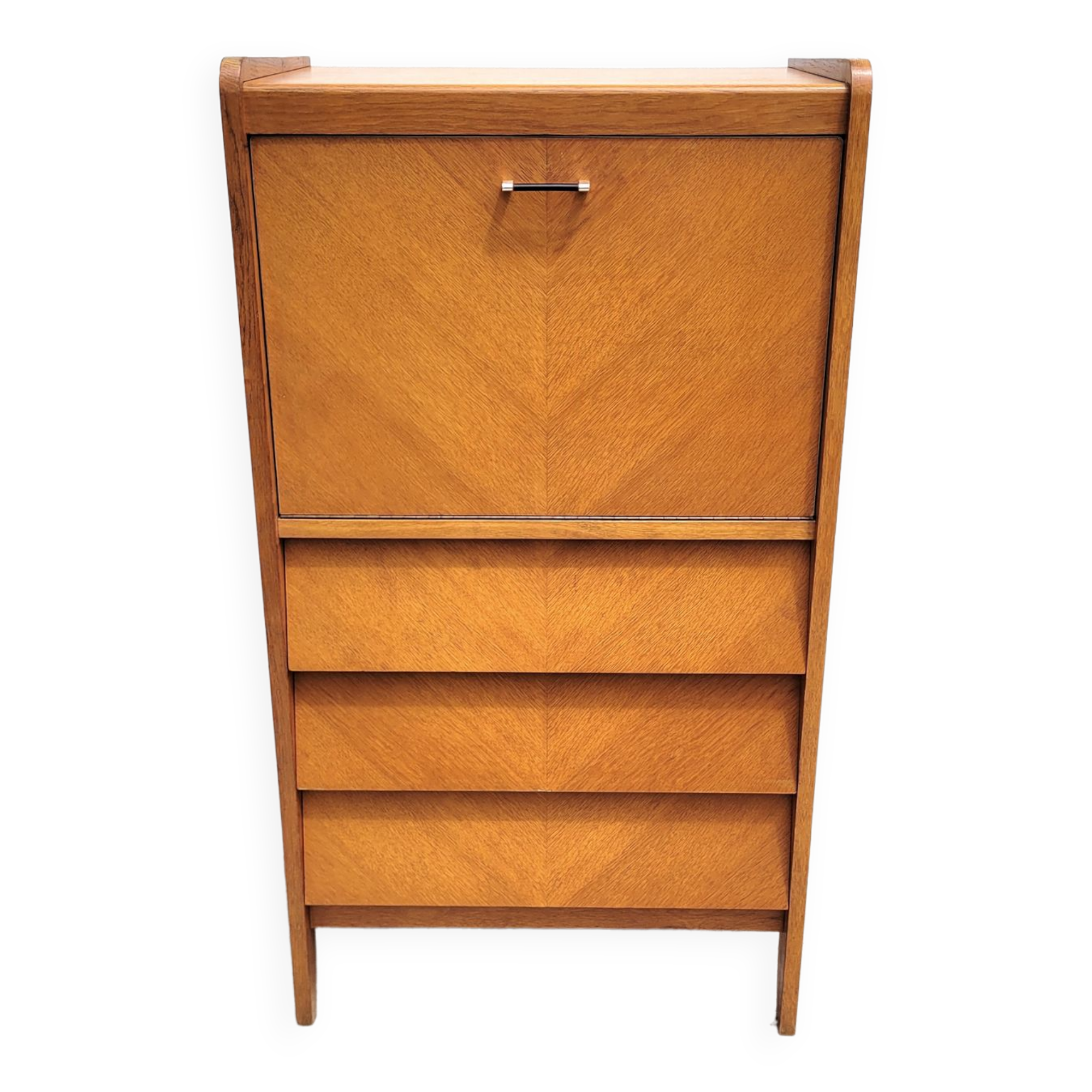 Vintage oak secretary 1960