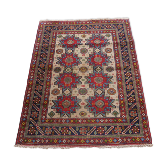 Handmade caucasian oriental carpet chirvan lesghi 110x145cm