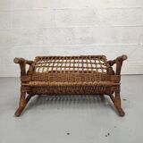 Vintage bamboo magazine holder