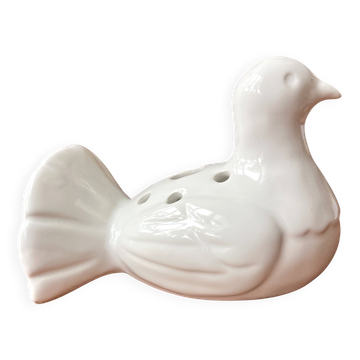 Ceramic vase bird flower spike