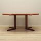 Round teak table, Danish design, 1970s, production: Denmark