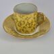 Set of 6 multicoloured moka cups in Limoges fine porcelain.