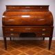 Louis XVI style cylinder desk in mahogany with a double system.