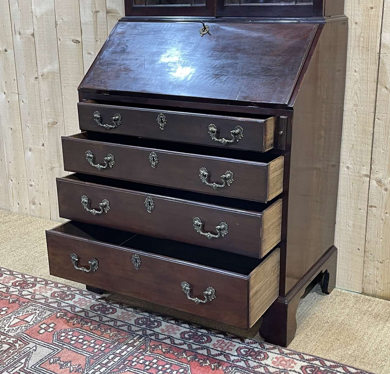 English mahogany scriban nineteenth