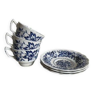 Set of three Ridgway Pagoda mugs