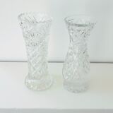 Vases in cut crystal