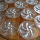 Set of 12 vintage 70s Arcoroc oyster plates
