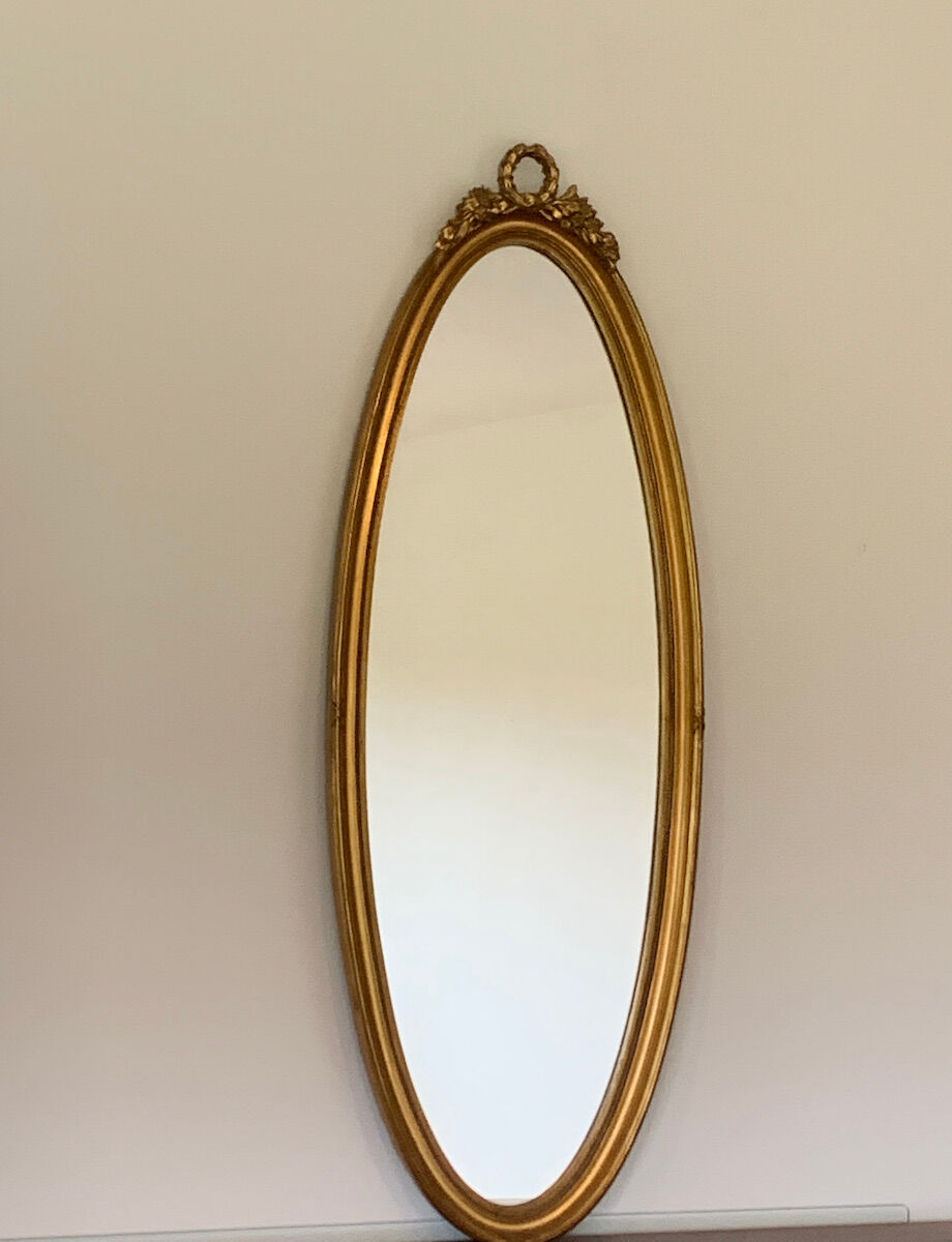 Miroir ovale Empire 100x35cm