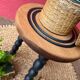 Wooden tripod stool